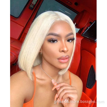 Wholesale 613 Blonde Bob Human Hair Wigs,Wholesale Price Peruvian short 613 Human Hair Lace Front Wigs For Black Women